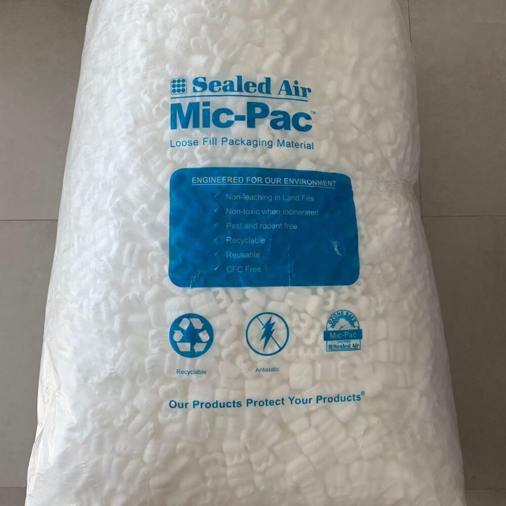 MIC PACK / LOOSE FILL PACKAGING / POLYSTRENE BITS